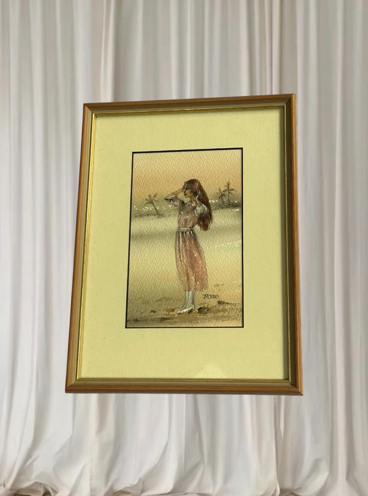 Jeanette Morris Framed Watercolor Prints - Set Of 3 Victorian Art On The Sands - Image 7