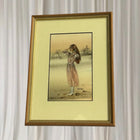 Jeanette Morris Framed Watercolor Prints - Set Of 3 Victorian Art On The Sands - Image 7