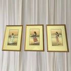 Jeanette Morris Framed Watercolor Prints - Set Of 3 Victorian Art On The Sands - Image 2