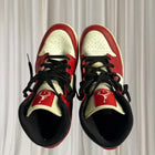 Nike Air Jordan 1 Mid Sneakers - Iconic Gym Red Black White Youth Size 6.5Y - Image 5