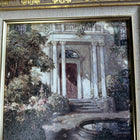 Abbott Fuller Graves Framed Oil Painting - Grandmother's Doorway Southern Colonial Mansion - Image 4