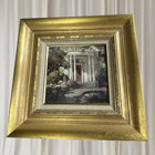 Abbott Fuller Graves Framed Oil Painting - Grandmother's Doorway Southern Colonial Mansion - Image 1