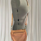 Dusky Robin Leather Crossbody Bag - Mintage Mauve Elegant Finish - Image 2