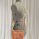 Dusky Robin Leather Crossbody Bag - Mintage Mauve Elegant Finish - Image 1