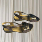 Easy Steps Slingback Sandals - Metallic Gold Comfortable Everyday Style AU8 - Image 3