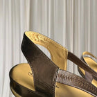 Easy Steps Slingback Sandals - Metallic Gold Comfortable Everyday Style AU8 - Image 7