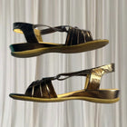 Easy Steps Slingback Sandals - Metallic Gold Comfortable Everyday Style AU8 - Image 4