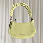 Mocha Australia Cream Braided Handle Shoulder Bag - Image 4