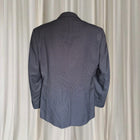 Pierre Cardin Men's Pinstripe Blazer - Classic Navy Two-Button Tailored Fit L - Image 4