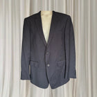 Pierre Cardin Men's Pinstripe Blazer - Classic Navy Two-Button Tailored Fit L - Image 1