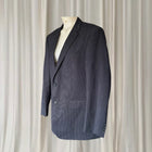 Pierre Cardin Men's Pinstripe Blazer - Classic Navy Two-Button Tailored Fit L - Image 3