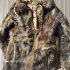 Vintage Genuine Mink Fur And Suede Paneled Jacket - Brown Luxury Coat - Image 6