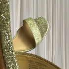 Easy Steps Gold Glitter Kitten Heel Sandals - Elegant Evening Footwear 10 - Image 6