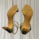 Easy Steps Gold Glitter Kitten Heel Sandals - Elegant Evening Footwear 10 - Image 5