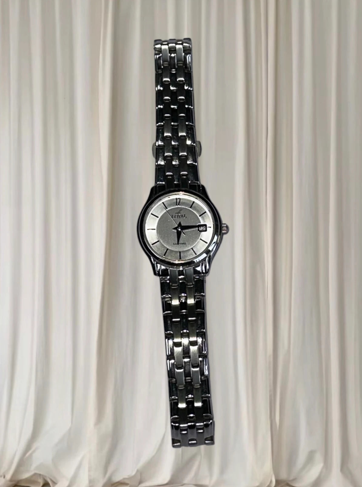 Loyal Sapphire Quartz Watch - Elegant Silver Tone Stainless Steel RRP $325 - Image 4