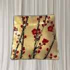Heritage Artisans Japanese Lacquerware Plate Set - Vintage Gold Leaf Four Seasons Design - Image 4