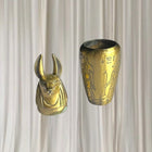 Veronese Design Egyptian Canopic Jars - Set of 4 Decorative Brass Finish Figurines - Image 4