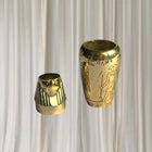Veronese Design Egyptian Canopic Jars - Set of 4 Decorative Brass Finish Figurines - Image 5