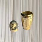 Veronese Design Egyptian Canopic Jars - Set of 4 Decorative Brass Finish Figurines - Image 6