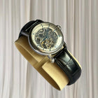 Sea-Gull M182SK Skeleton Automatic Watch - Men's Leather Strap - Image 2