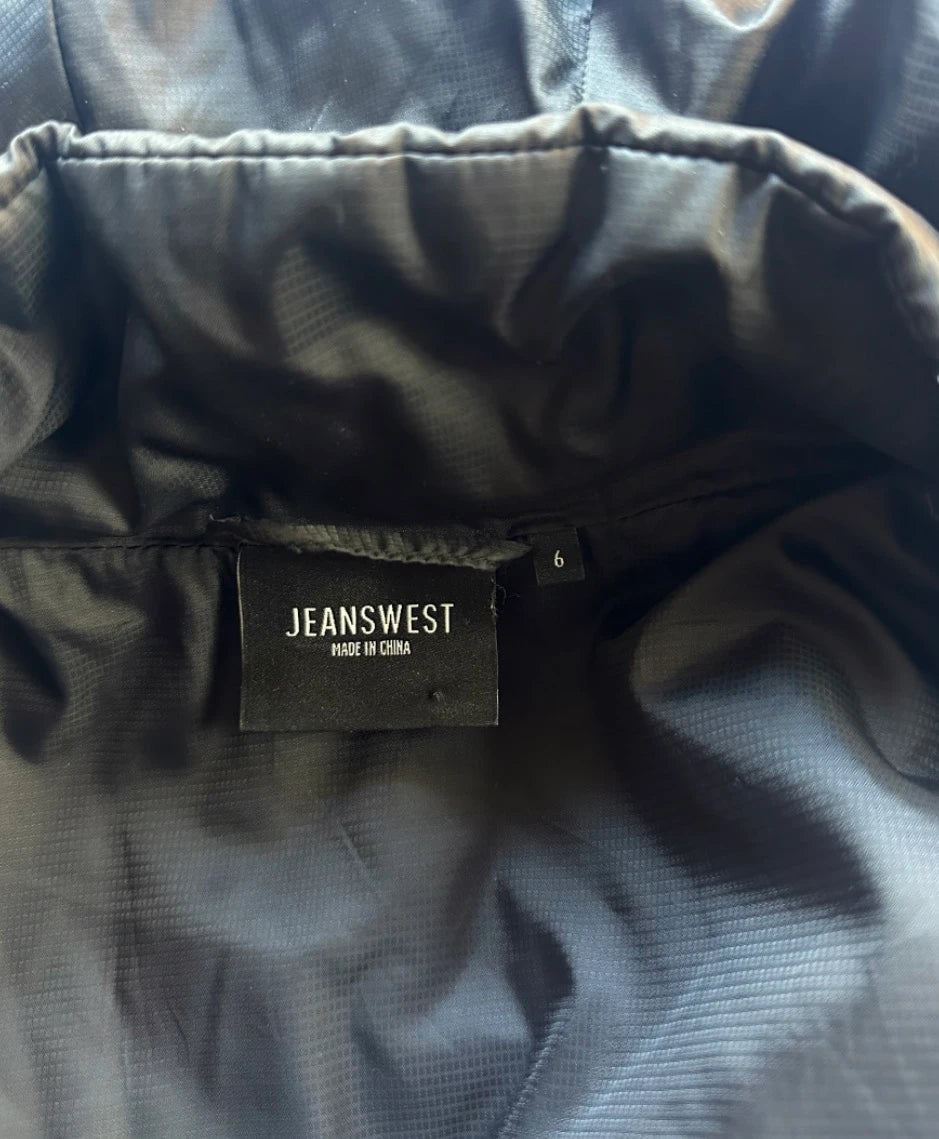 Jeanswest Flattering Lightweight Women's Black Puffer Outdoor Jacket AU6 - Image 8