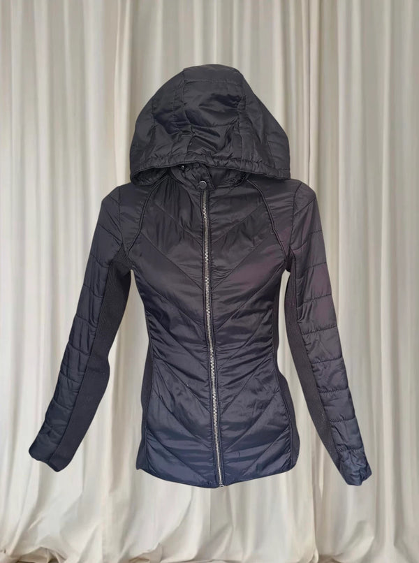 Jeanswest Flattering Lightweight Women's Black Puffer Outdoor Jacket AU6 - Image 1