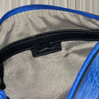 JAG Crossbody Bag - Vibrant Blue Croc Embossed Leather - Image 6