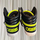 Osiris Clone NYC 83 High Top Sneakers - Retro Skate Style in Black and Neon Green - Image 6