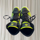 Osiris Clone NYC 83 High Top Sneakers - Retro Skate Style in Black and Neon Green - Image 5