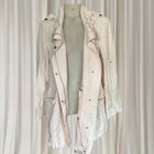 Forever New Utility Jacket - Lightweight Dusty Pink Trench Coat AU10 - Image 1