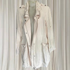 Forever New Utility Jacket - Lightweight Dusty Pink Trench Coat AU10 - Image 2
