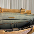 Code Republic Tan Danielle 14” Laptop Handbag | Italian Leather - Image 3