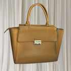 Code Republic Tan Danielle 14” Laptop Handbag | Italian Leather - Image 1