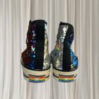 Converse Chuck 70 High Top Sneakers - Rainbow Sequin Pride Edition M6 W8 - Image 6