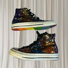 Converse Chuck 70 High Top Sneakers - Rainbow Sequin Pride Edition M6 W8 - Image 3