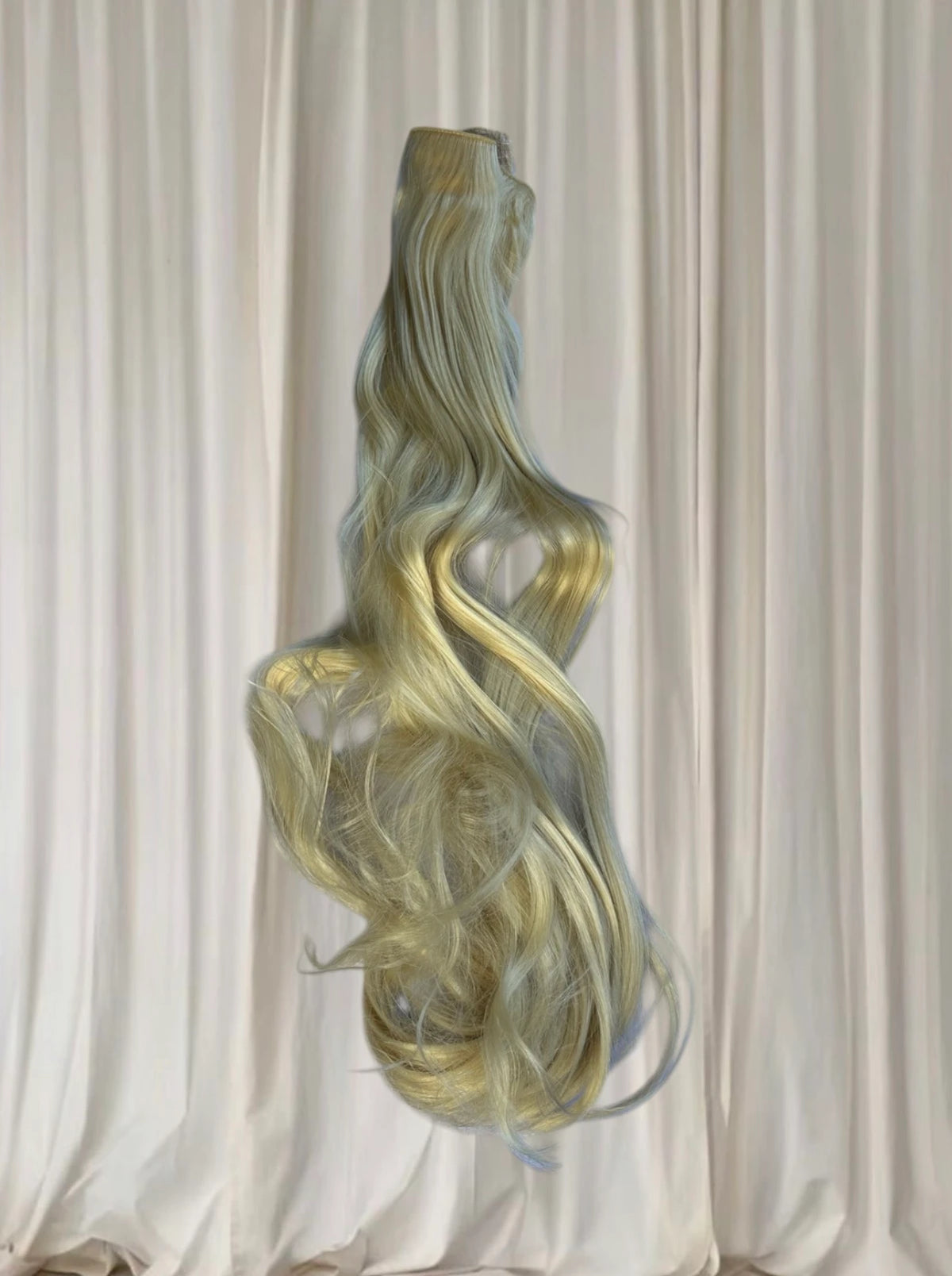 ZALA Hair Extensions Volumizer One Piece - Premium Blonde Human Hair - Image 7