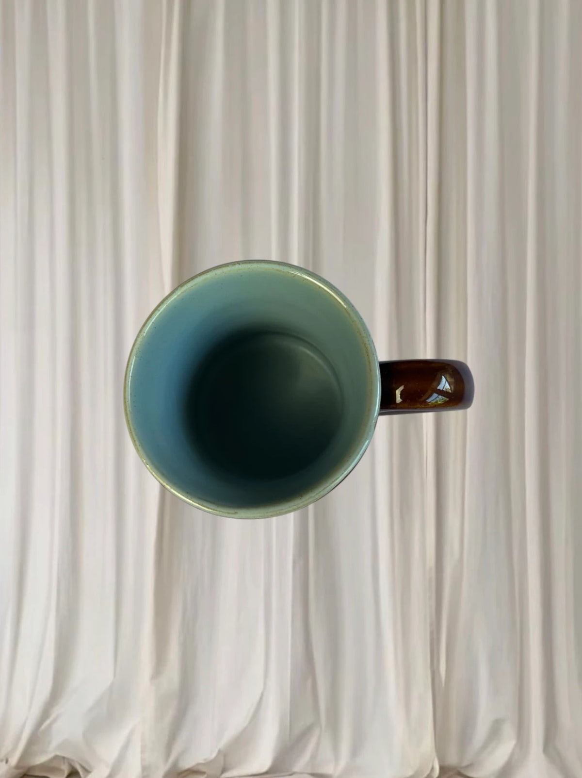 Denby Stoneware Coffee Mug - Vintage Brown Glazed Tall Design - Image 3