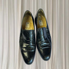 Moreschi Italian Leather Slip-On Loafers - Men's Classic Black Dress Shoes AU 10.5 - Image 2