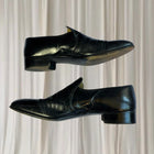 Moreschi Italian Leather Slip-On Loafers - Men's Classic Black Dress Shoes AU 10.5 - Image 5