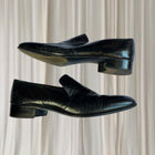 Moreschi Italian Leather Slip-On Loafers - Men's Classic Black Dress Shoes AU 10.5 - Image 4