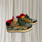 Streetwear Style Curb Sneakers - Leopard Print Animal Pattern - AU9 - Image 2