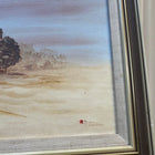 Robert Gordon Munz Original Oil Painting - Australian Outback Hotel Landscape - Image 6