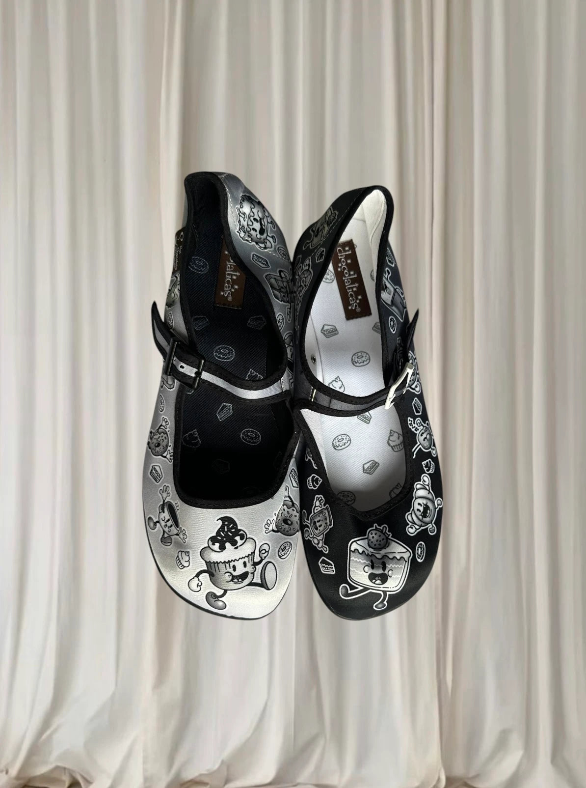 Hot Chocolate Design Chocolaticas Mary Jane Flats - Cartoon Print EU 39 - Image 3