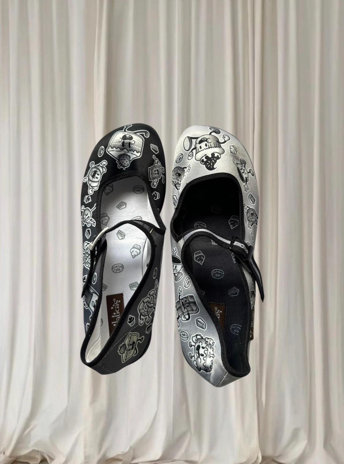 Hot Chocolate Design Chocolaticas Mary Jane Flats - Cartoon Print EU 39 - Image 4