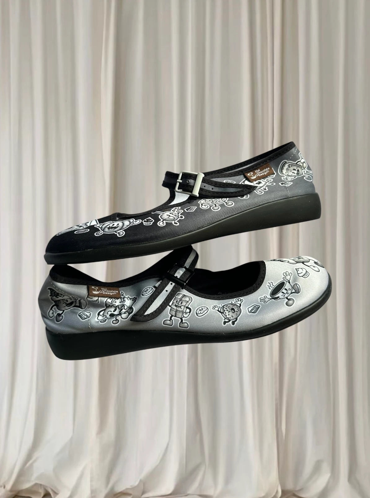 Hot Chocolate Design Chocolaticas Mary Jane Flats - Cartoon Print EU 39 - Image 5
