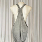 Cape Linen Blend Short Overalls - Comfortable Grey Summer Casual Wear S - Image 6