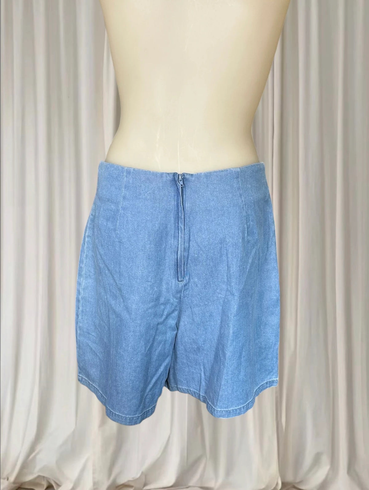 Dangerfield Liz Pleated Mini Denim Skort Buckle Design Y2K AU10 BNWT  - Image 4