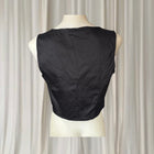 Dangerfield Black Zip-Front Crop Top - Modern Bustier Silhouette 10AU BNWT - Image 5