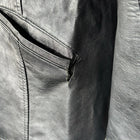 Vintage Leather Blazer Valina Australia - Classic Black Genuine Leather Jacket M - Image 8