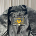 Vintage Leather Blazer Valina Australia - Classic Black Genuine Leather Jacket M - Image 7